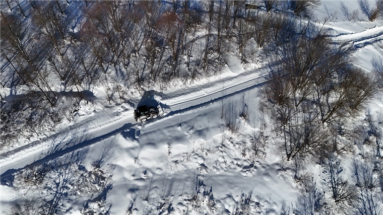 Korgan’da Karla Mücadele Aralıksız Sürüyor