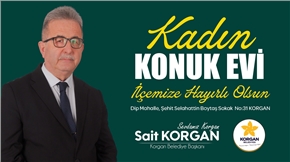 Korgan’a Kadın Konuk Evi Kazandırıldı